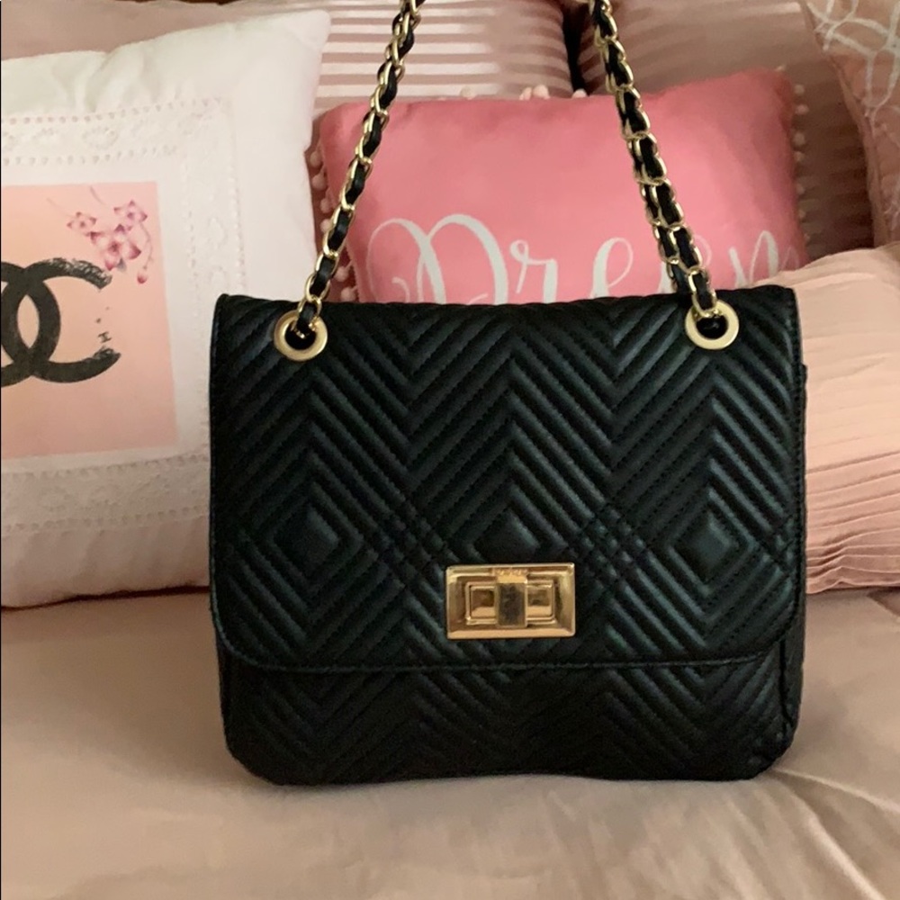 Bebe Adjustable Shoulder/ Crossbody Handbag